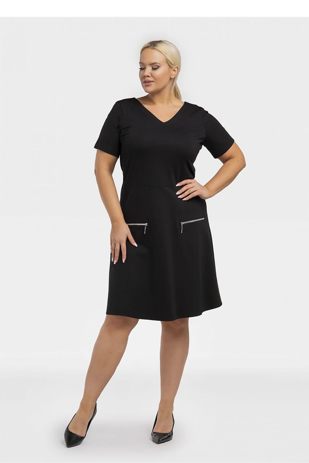 Plus Size Trapeze Knit Dress