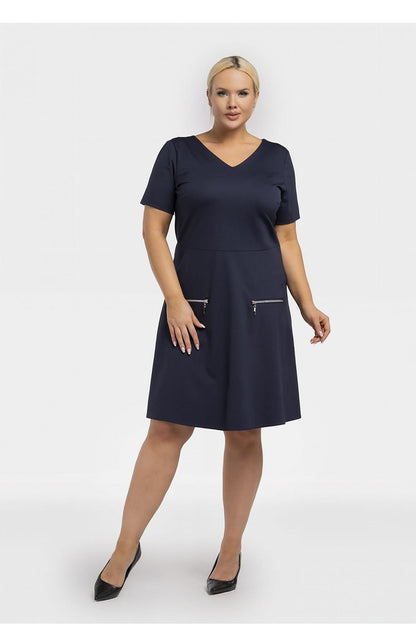 Plus Size Trapeze Knit Dress