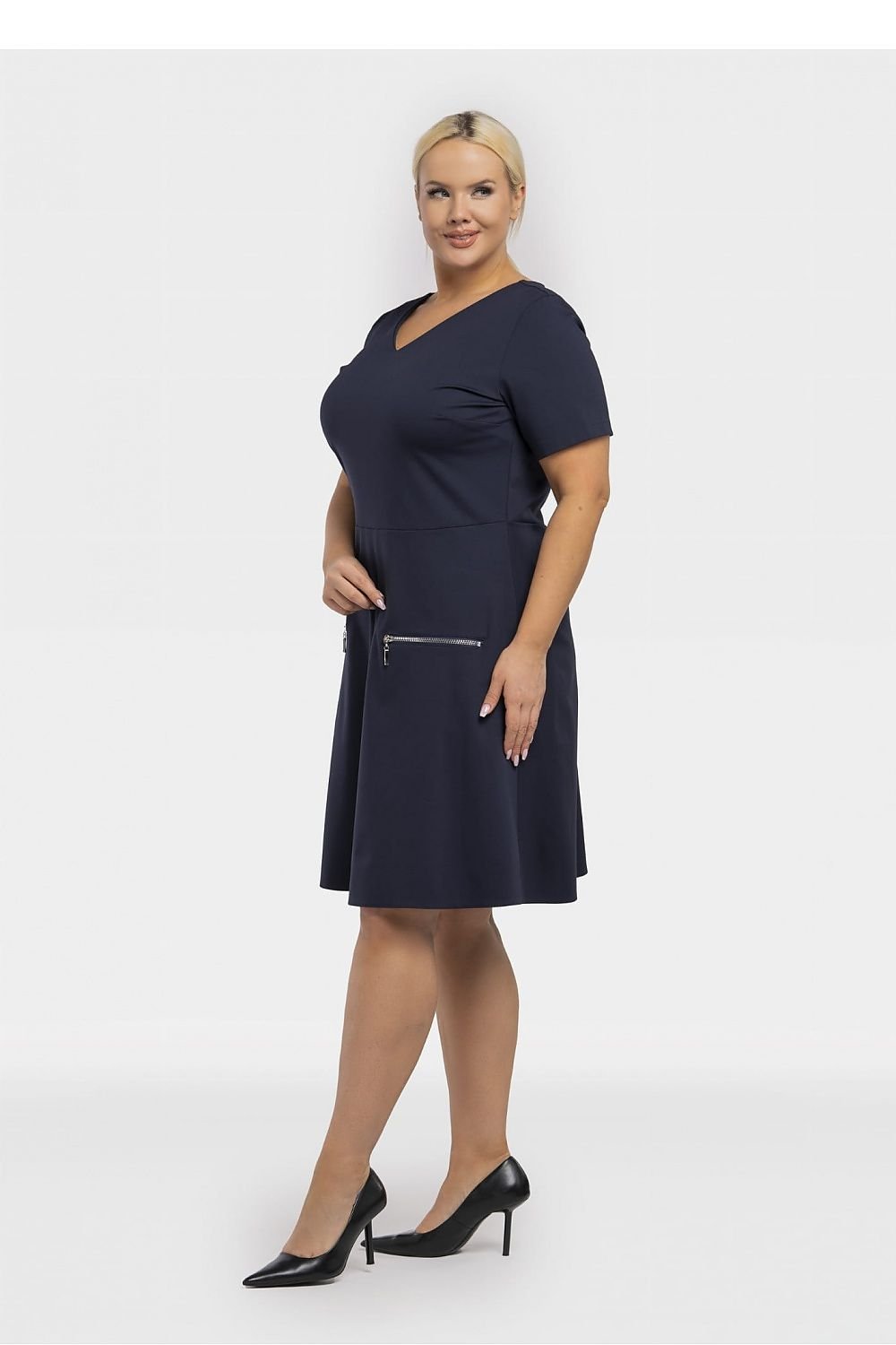 Plus Size Trapeze Knit Dress