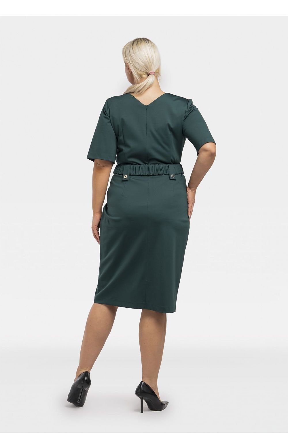 Plus Size Knit Pencil Dress