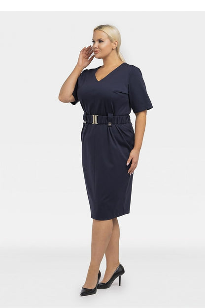 Plus Size Knit Pencil Dress