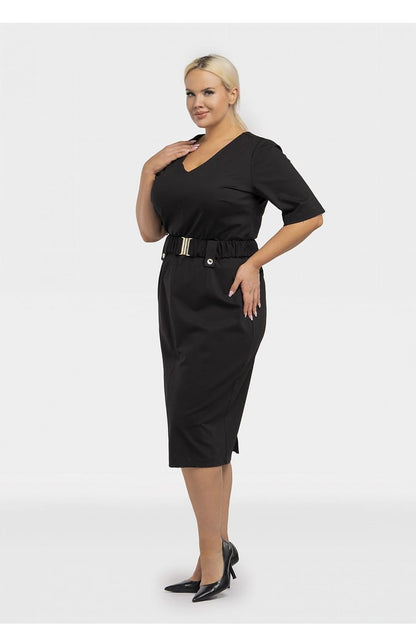 Plus Size Knit Pencil Dress