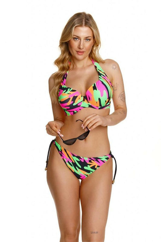 Colorful Push-Up Swim Top