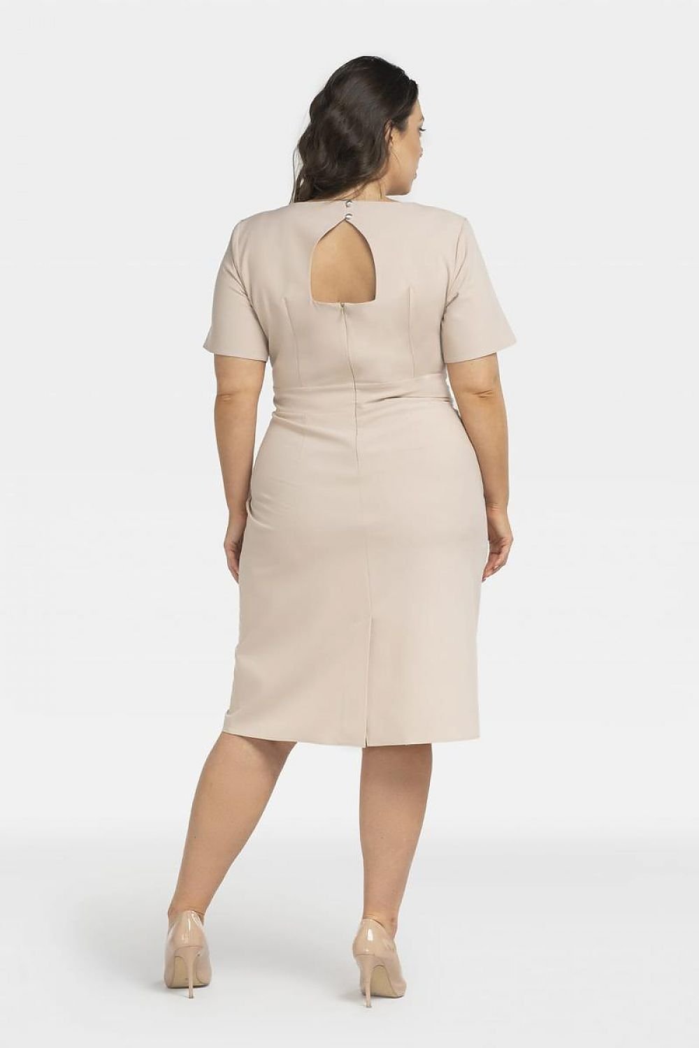 Plus Size Cutout Pencil Dress