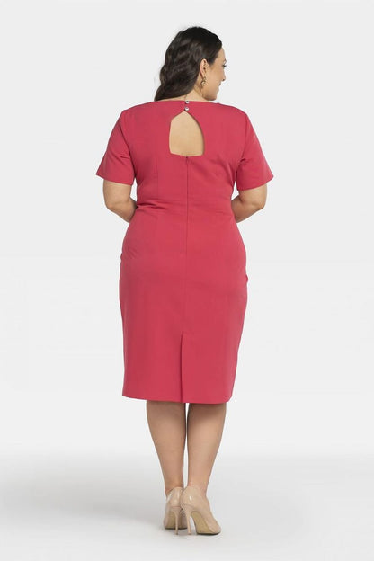 Plus Size Cutout Pencil Dress