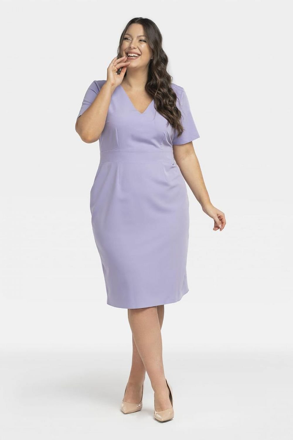 Plus Size Cutout Pencil Dress