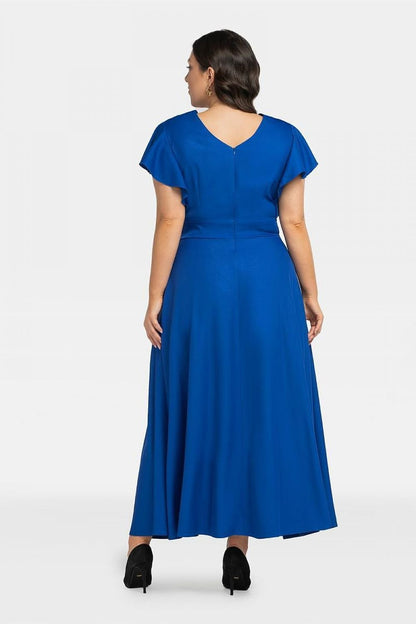 Plus Size Maxi Dress with Slit