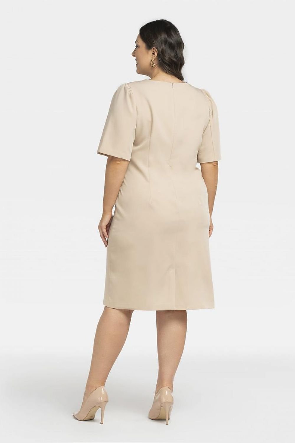 Plus Size Wrap Pencil Dress