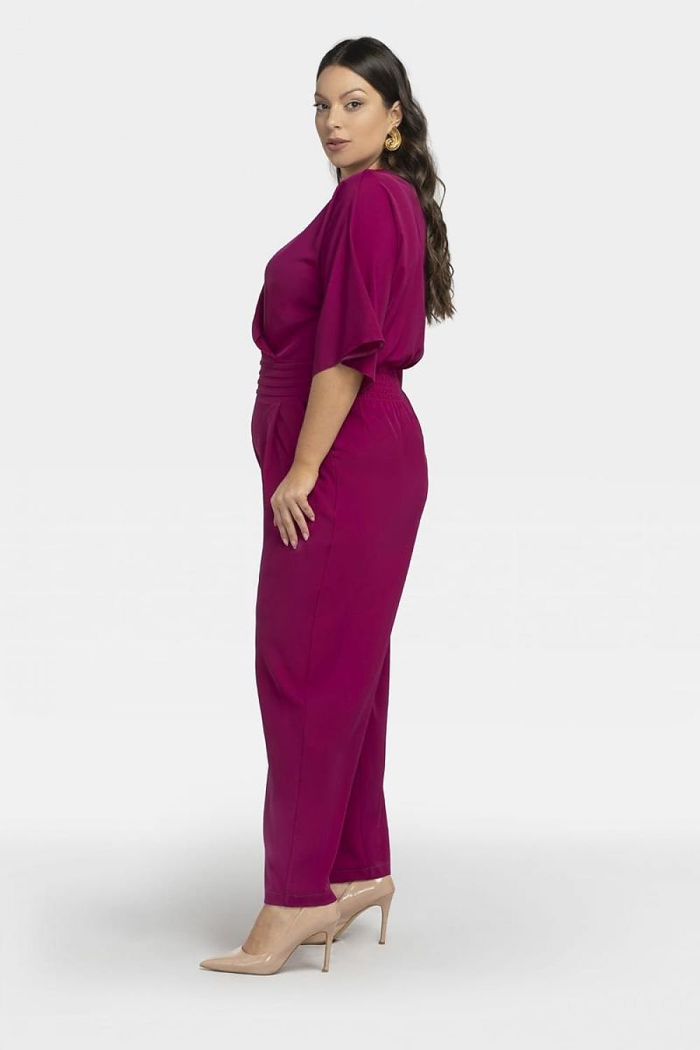 Plus Size Wrap Jumpsuit