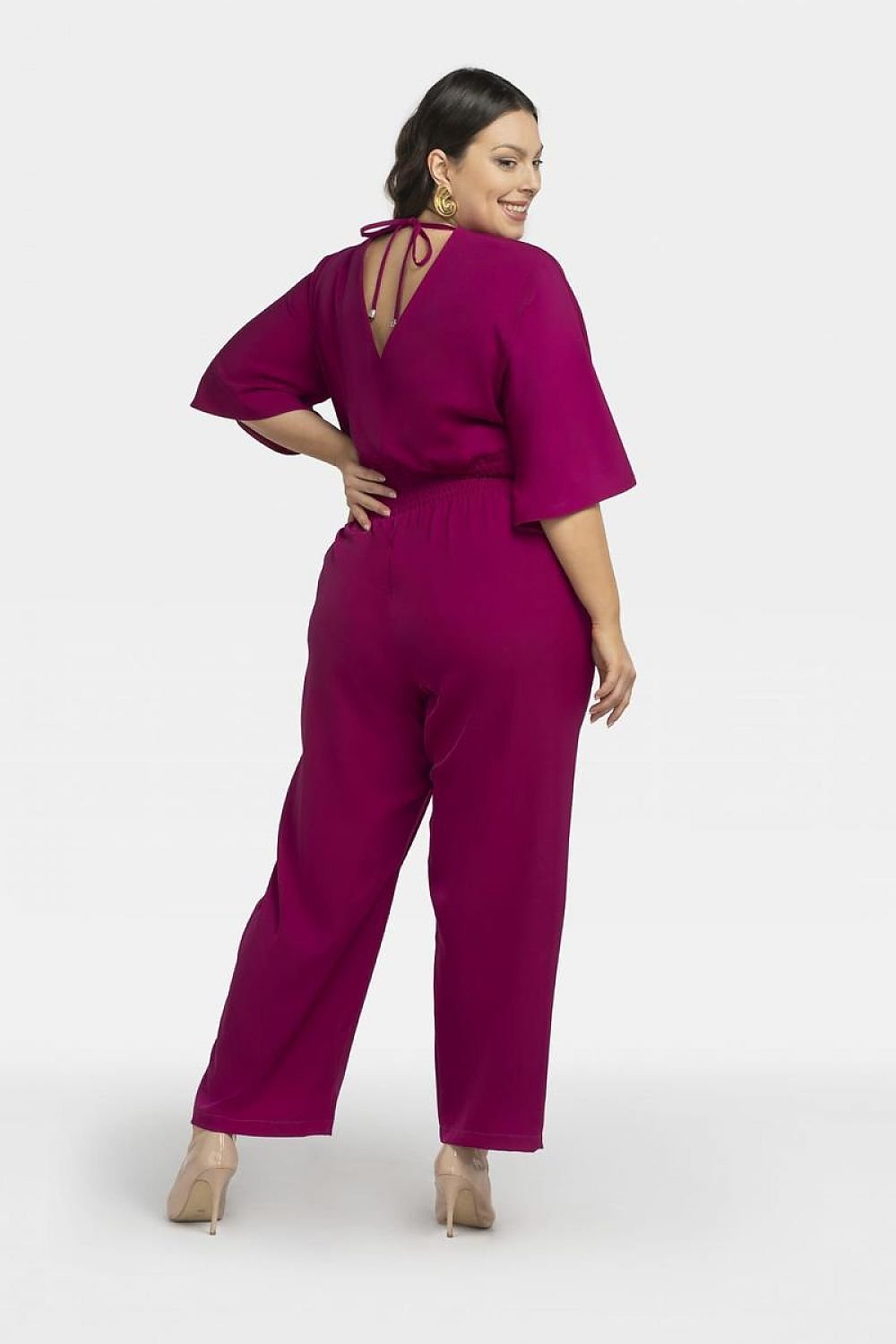 Plus Size Wrap Jumpsuit