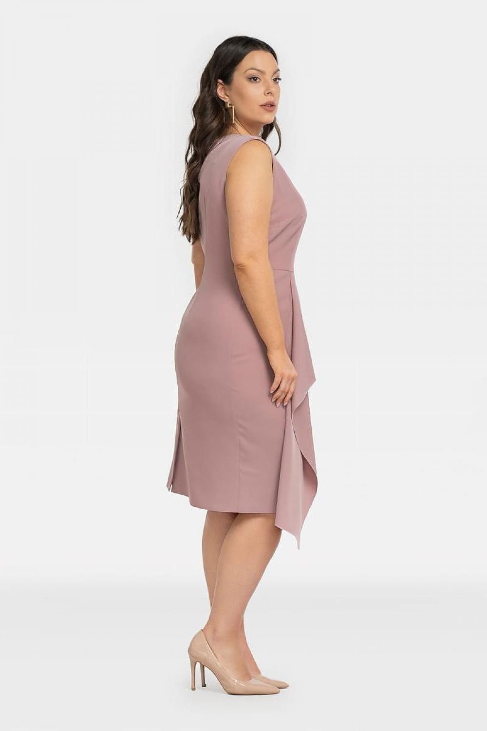 Plus Size Ruffle Dress