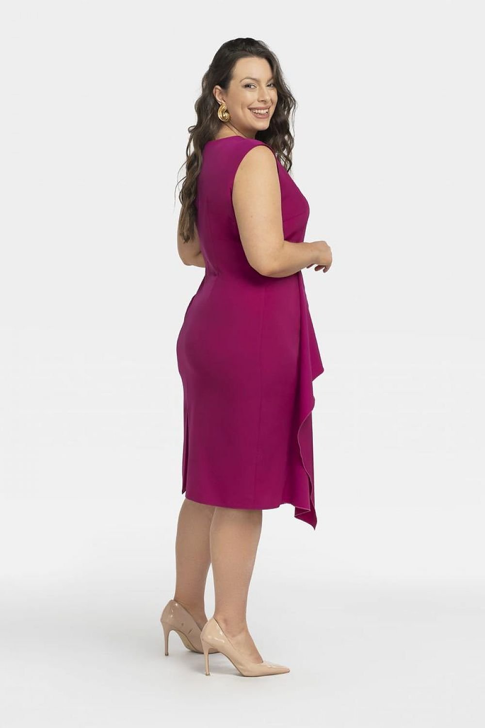 Plus Size Ruffle Dress