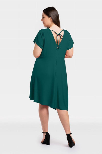 Plus Size Asymmetrical Dress