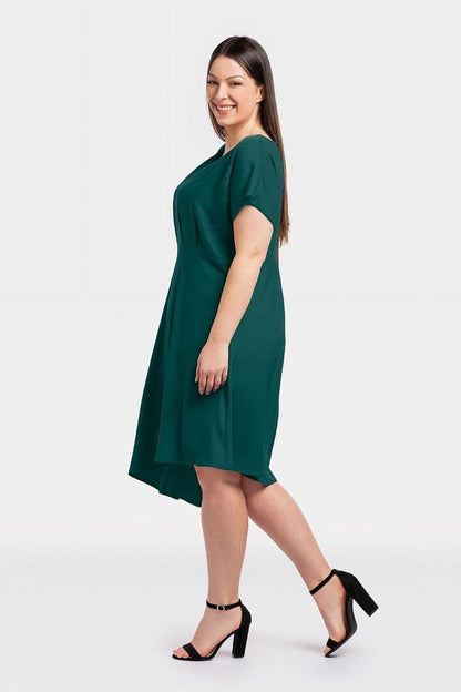 Plus Size Asymmetrical Dress