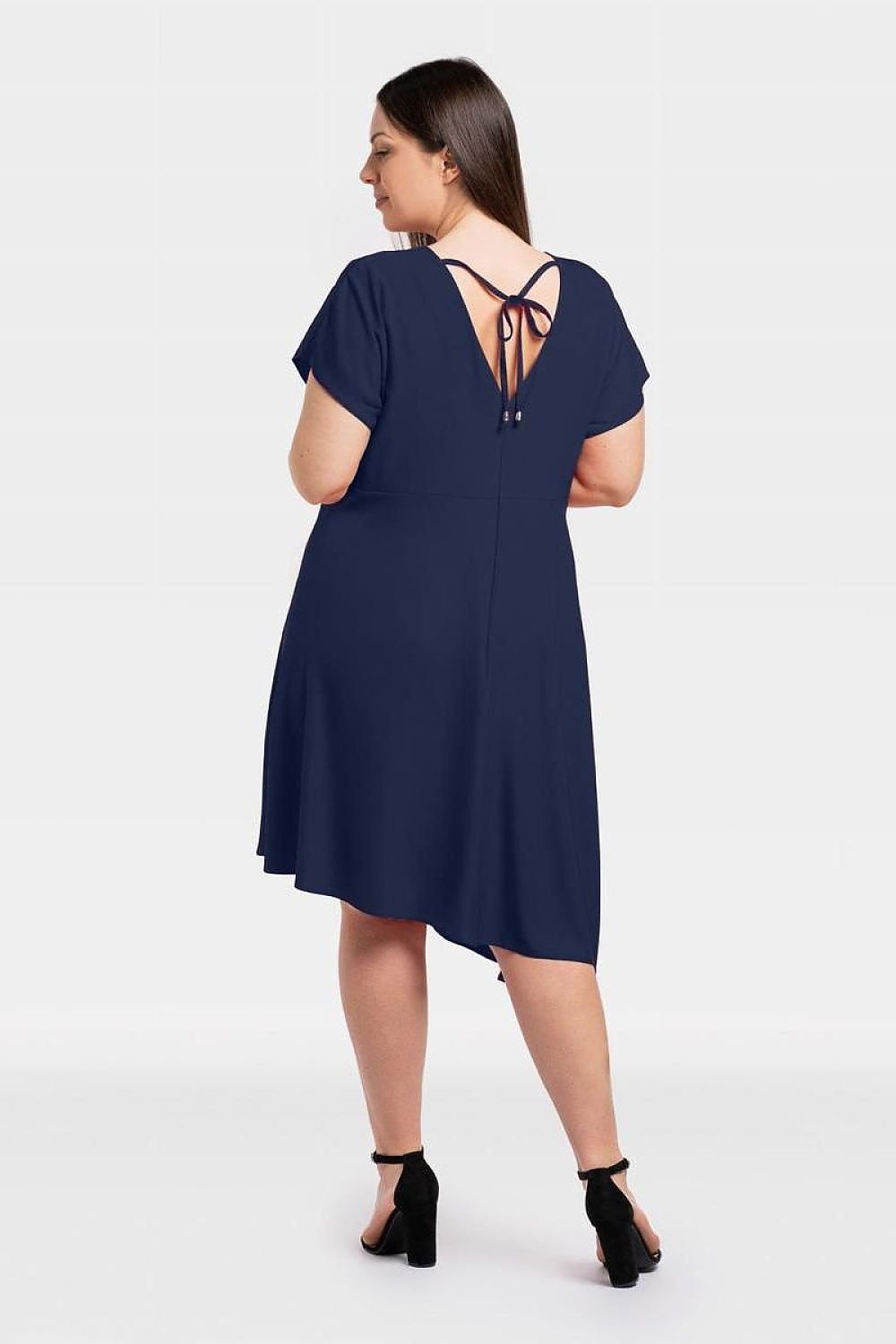 Plus Size Asymmetrical Dress