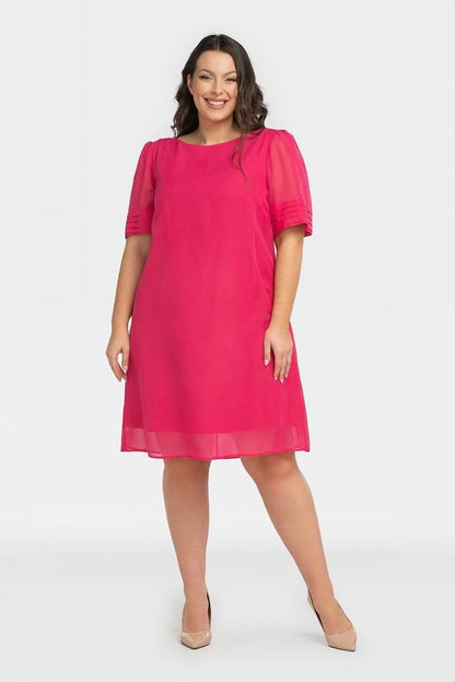 Plus Size Chiffon Dress