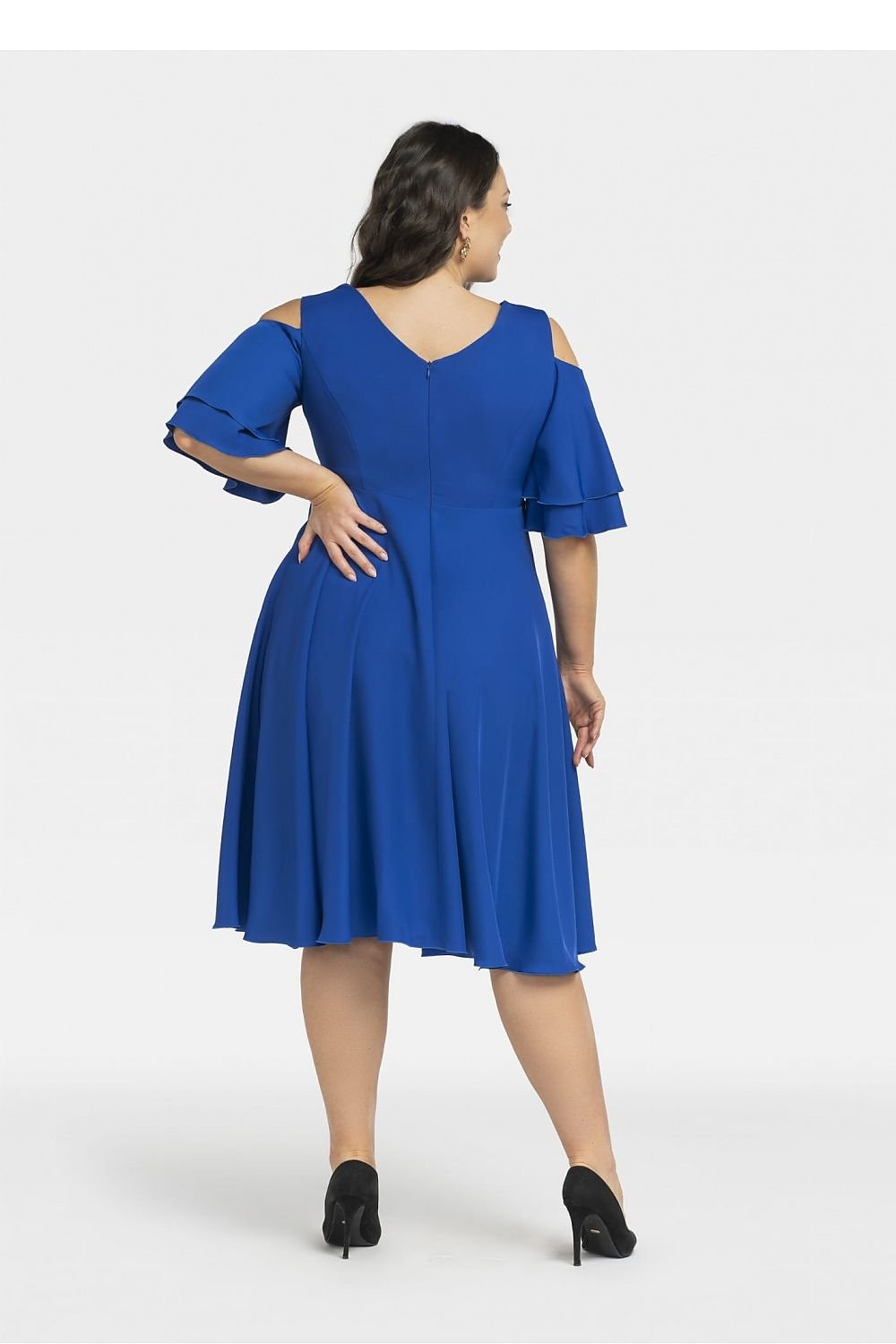 Plus Size Flared Formal Dress