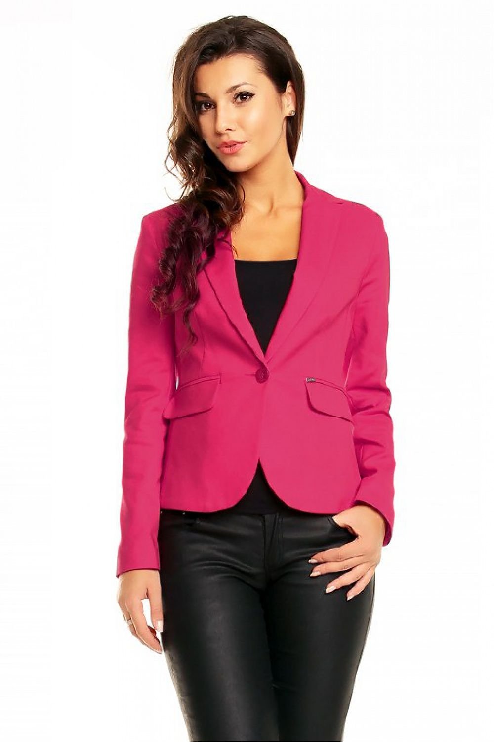 Classic Cotton Blazer pink