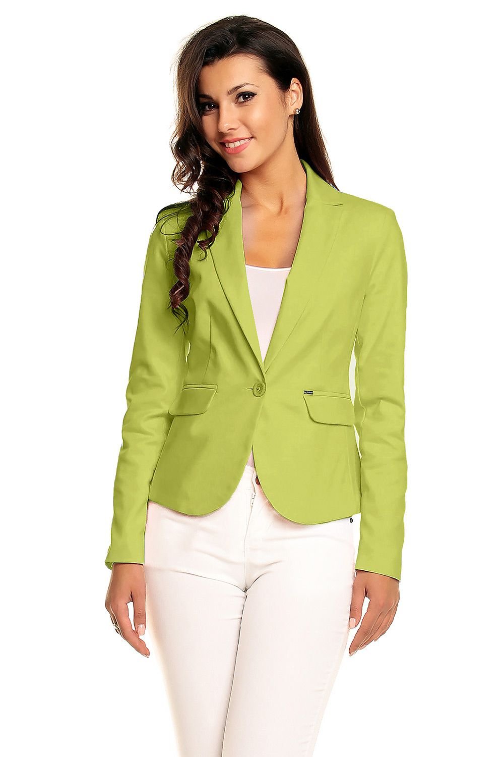 Classic Cotton Blazer green 2