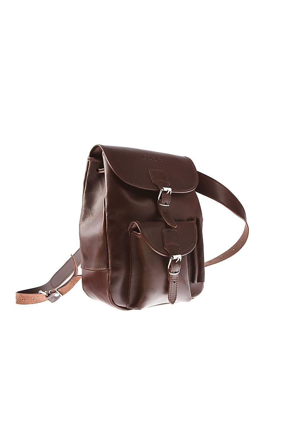 Leather Backpack brown one-size-fits-all