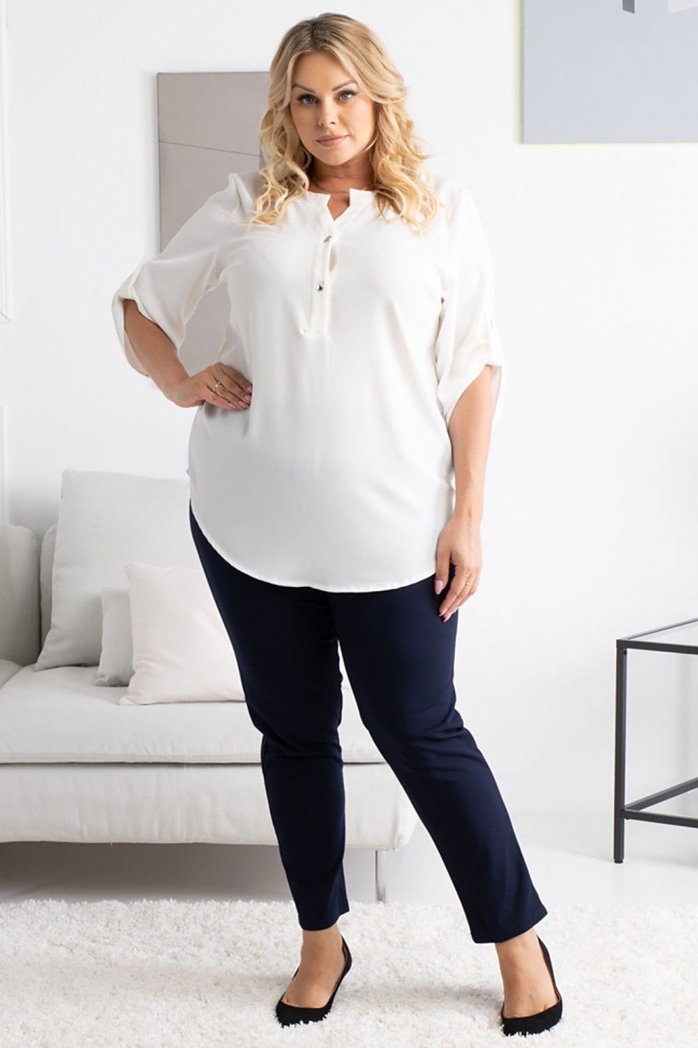 Plus Size Flowy Blouse