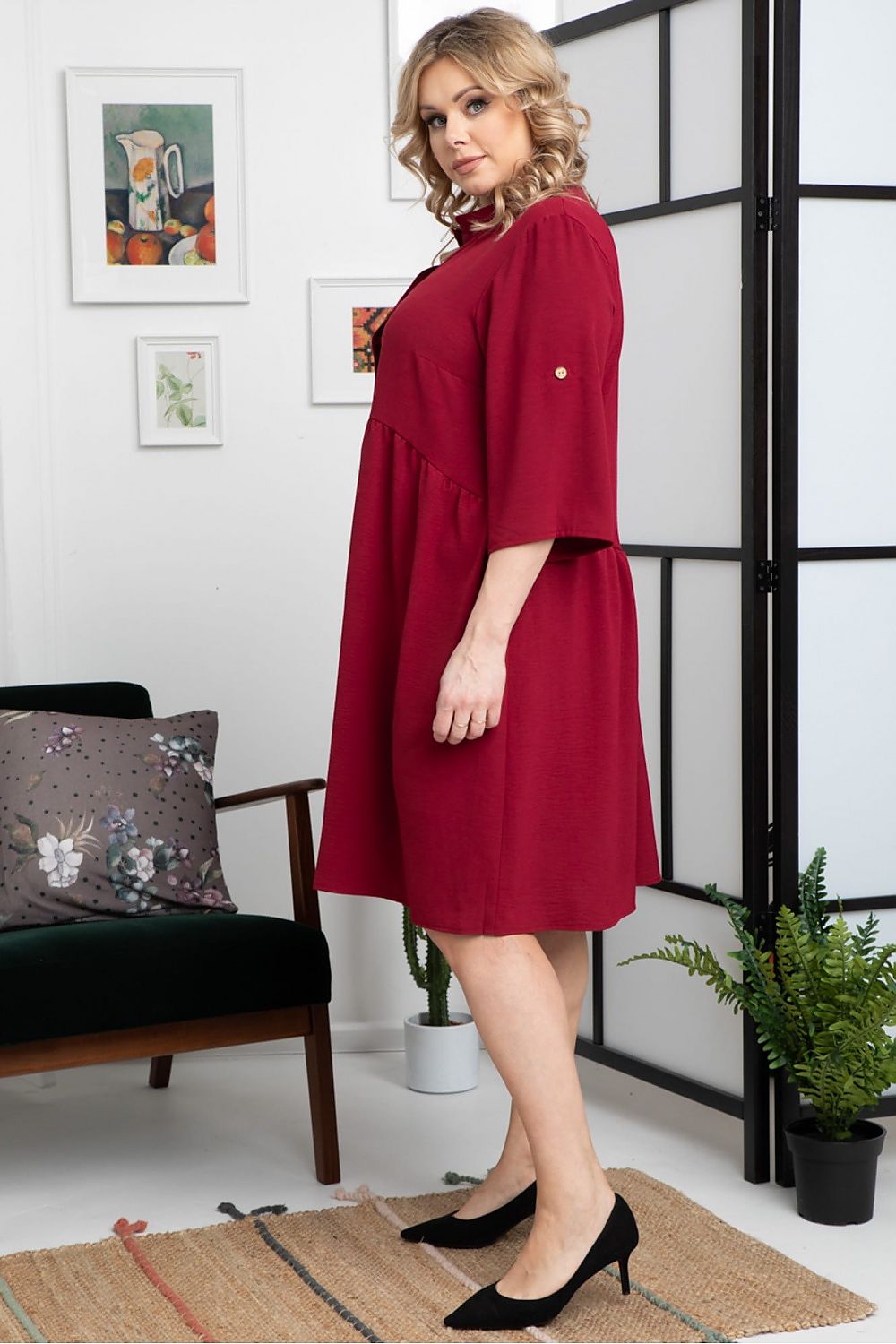 Plus Size Nursing Dress