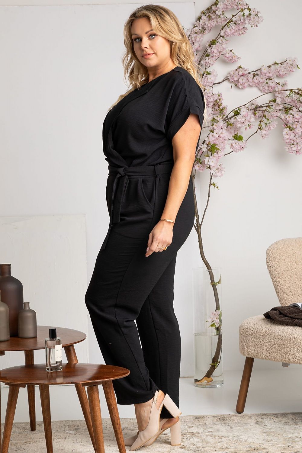 Farida Envelope Plus Size Jumpsuit