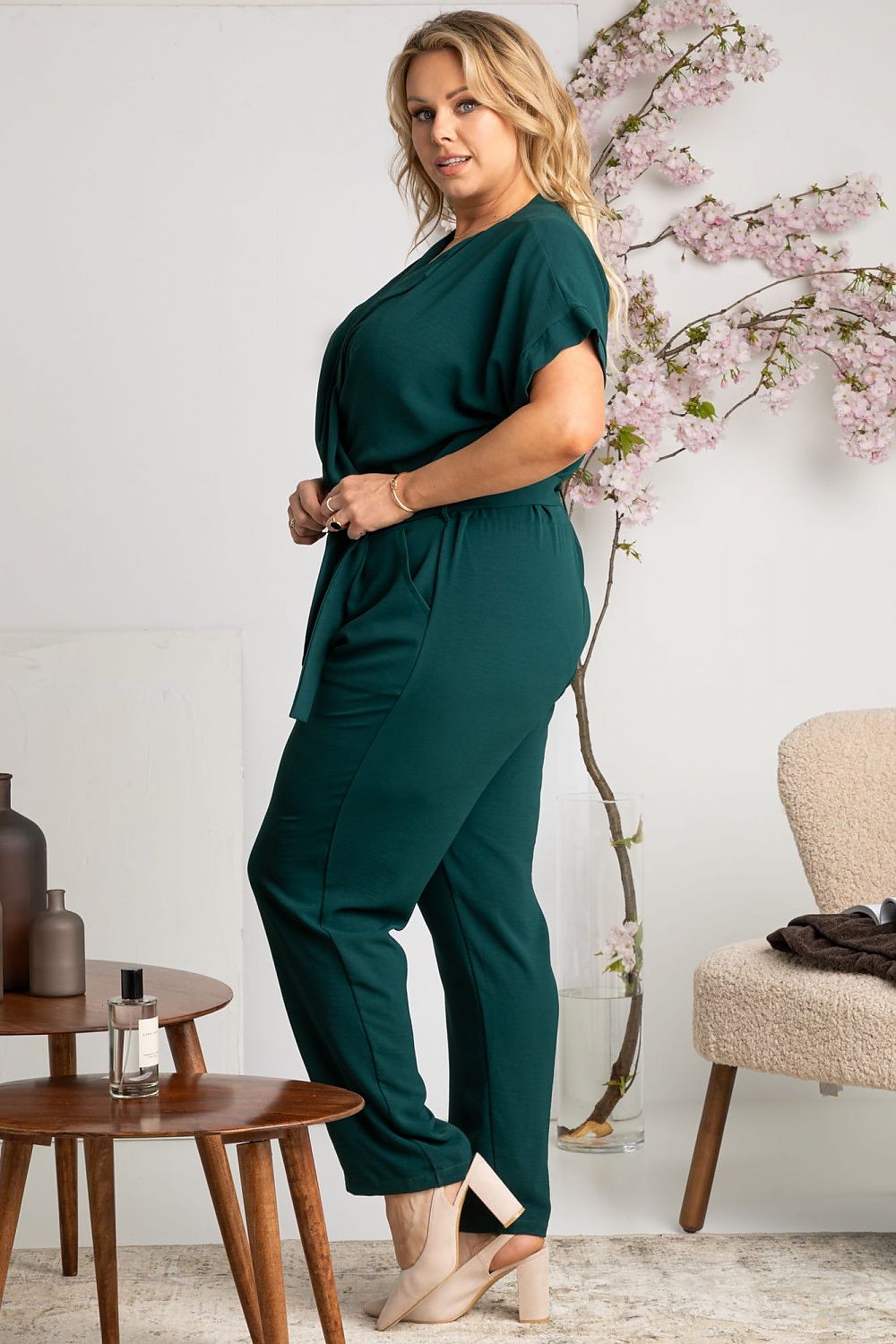 Farida Envelope Plus Size Jumpsuit