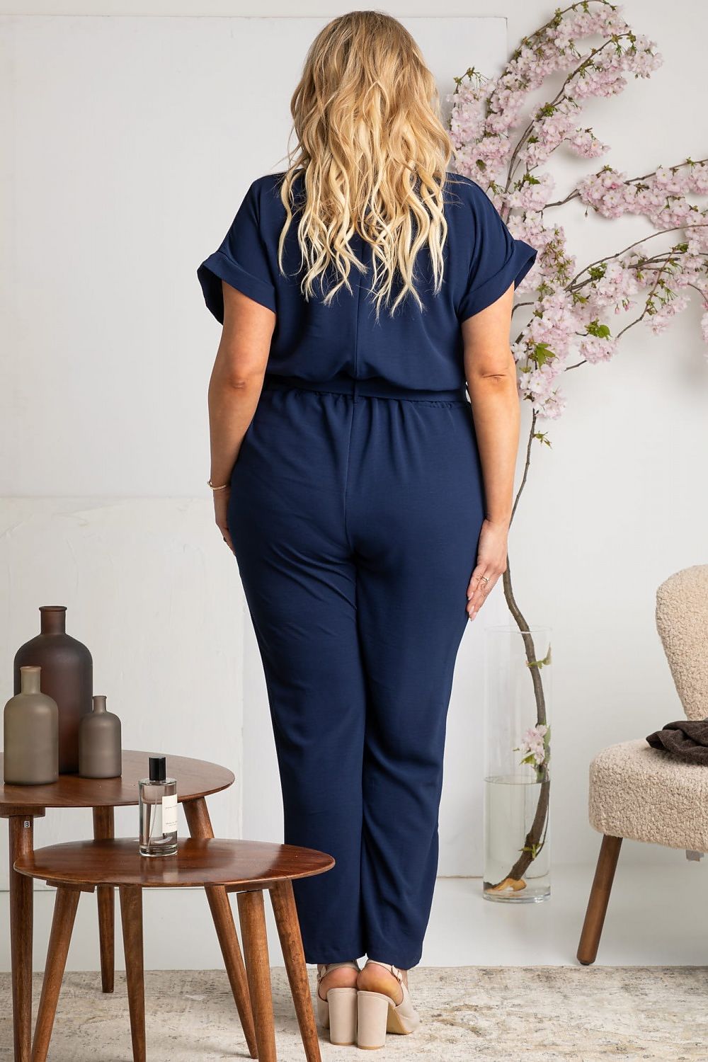 Farida Envelope Plus Size Jumpsuit