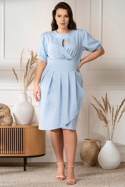 Plus Size Teardrop Waist Dress