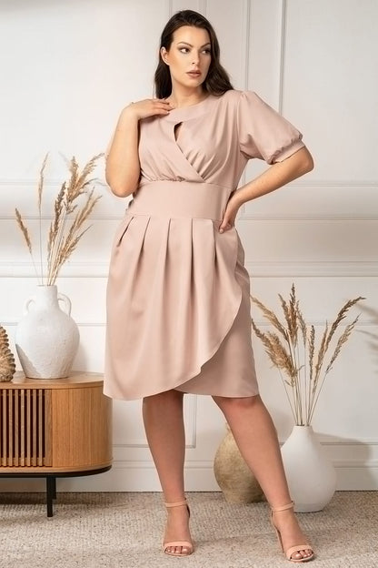 Plus Size Teardrop Waist Dress