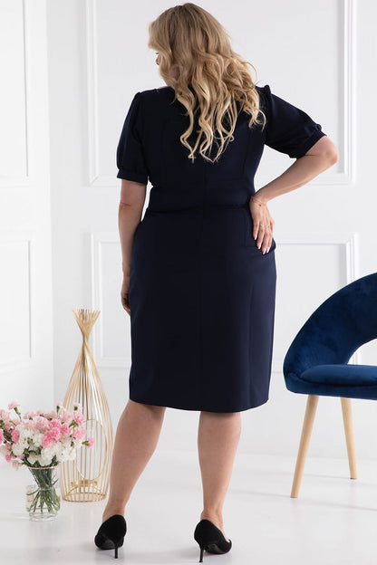 Plus Size Teardrop Waist Dress