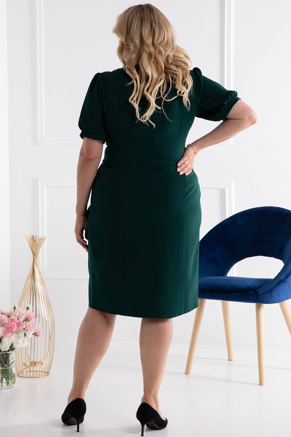 Plus Size Teardrop Waist Dress