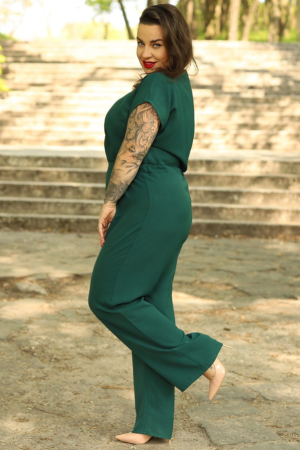 Olka Envelope Plus Size Jumpsuit