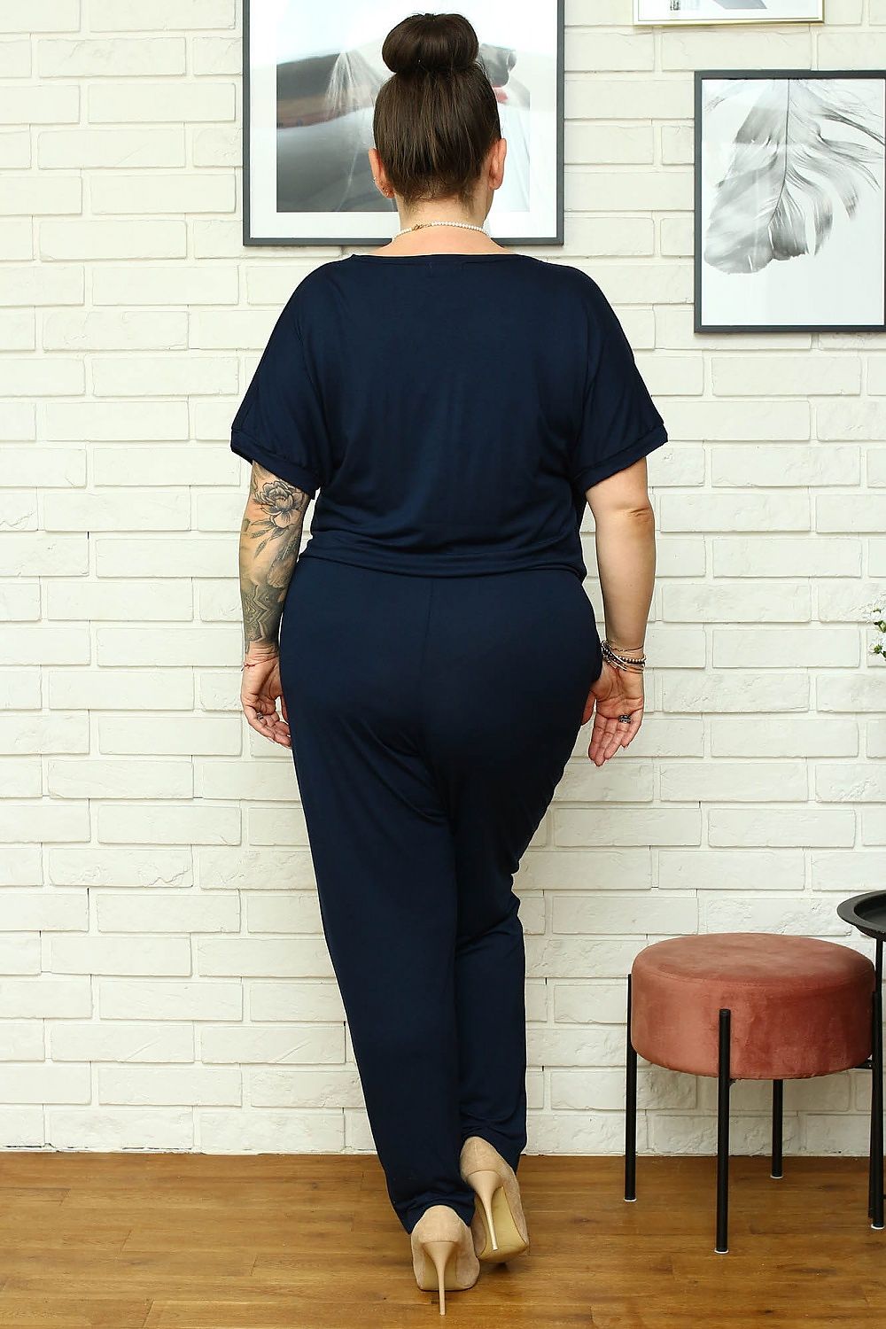 Plus Size Knit Jumpsuit