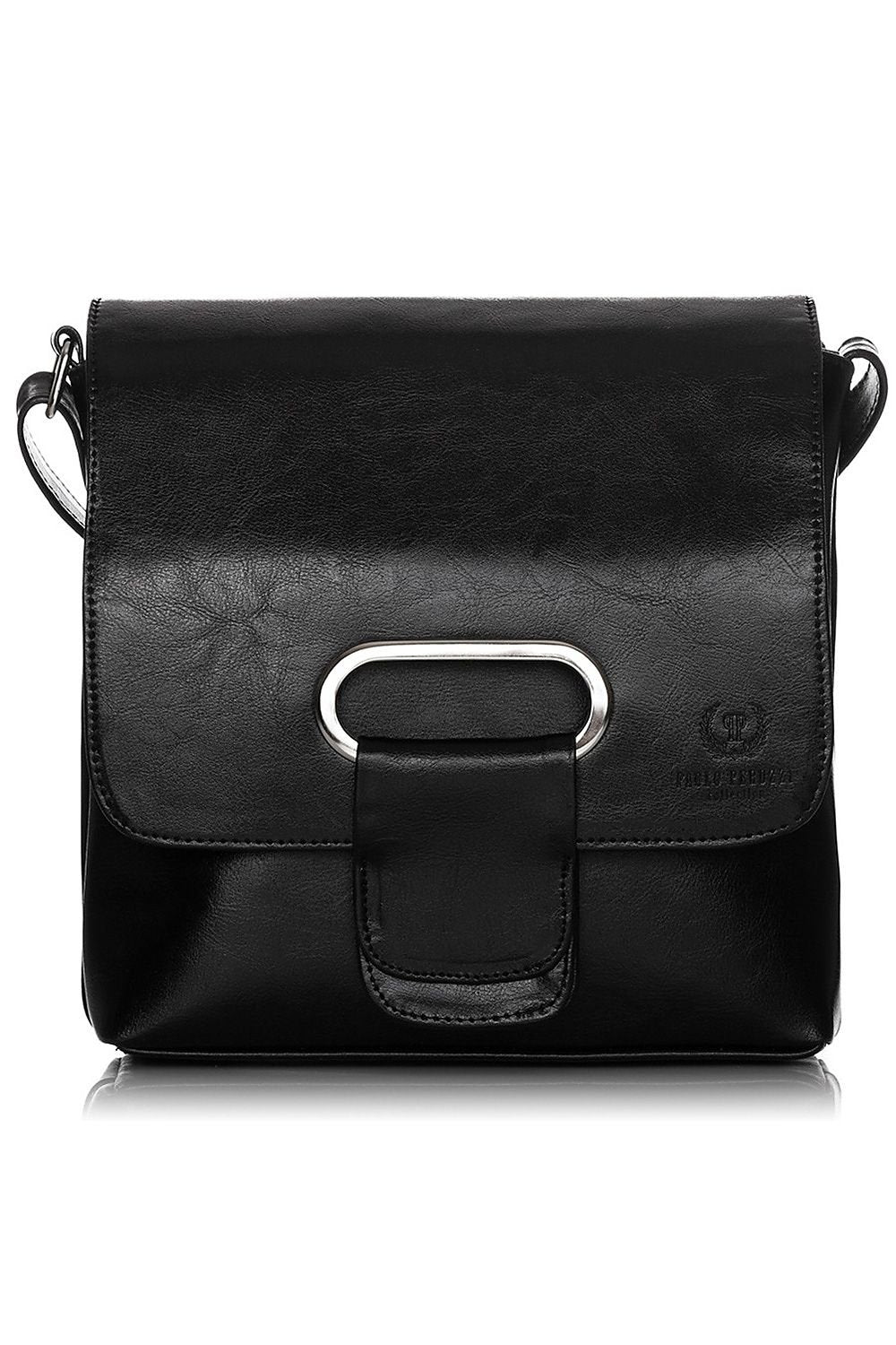 Convertible Leather Satchel black one-size-fits-all