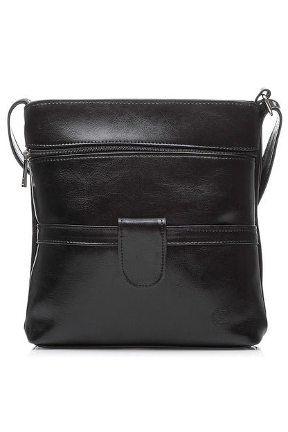 Leather Convertible Letterbag black one-size-fits-all