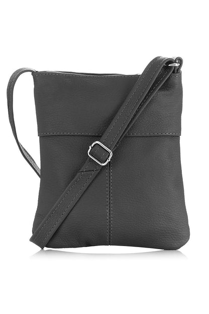 Mini Leather Satchel grey one-size-fits-all