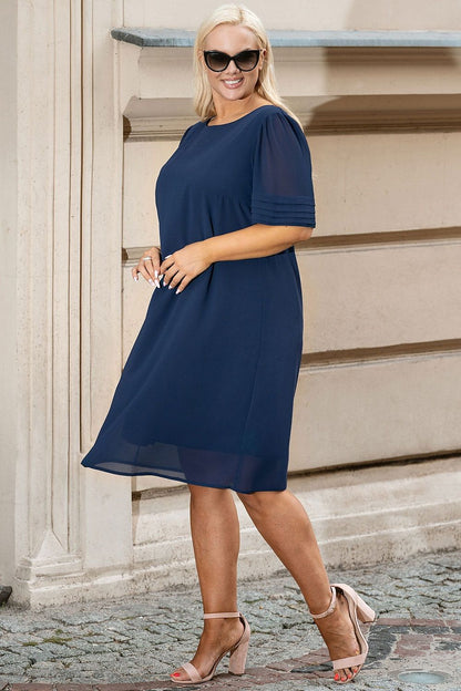 Plus Size Chiffon Dress