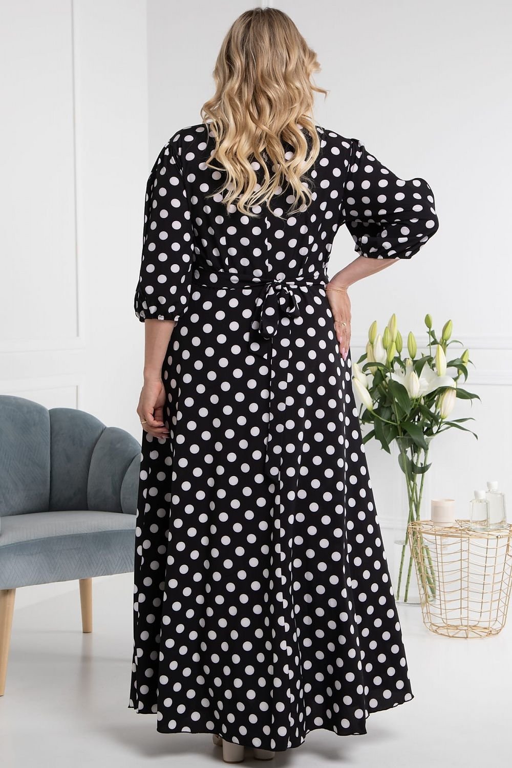 Plus Size Maxi Dress with Split