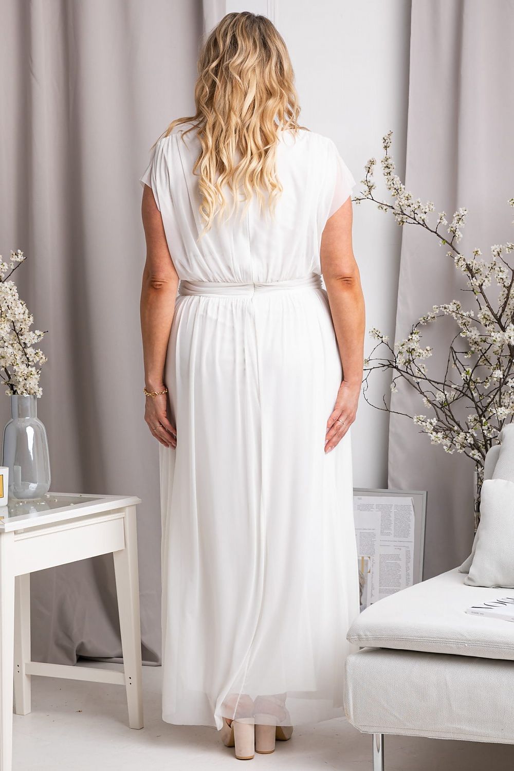 Plus Size Tulle Maxi Dress