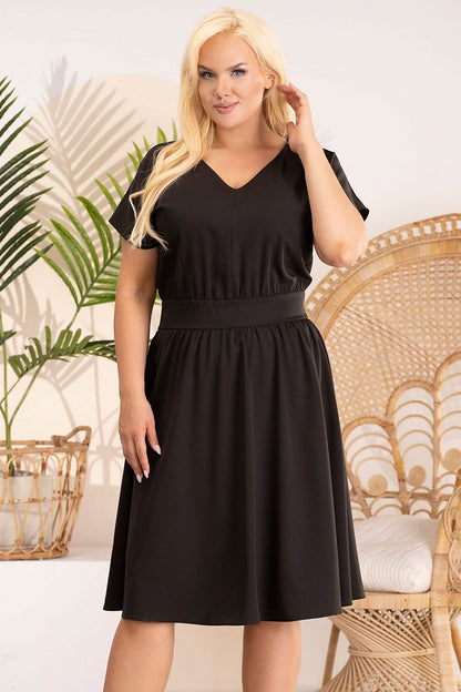 Plus Size Midi Dress black