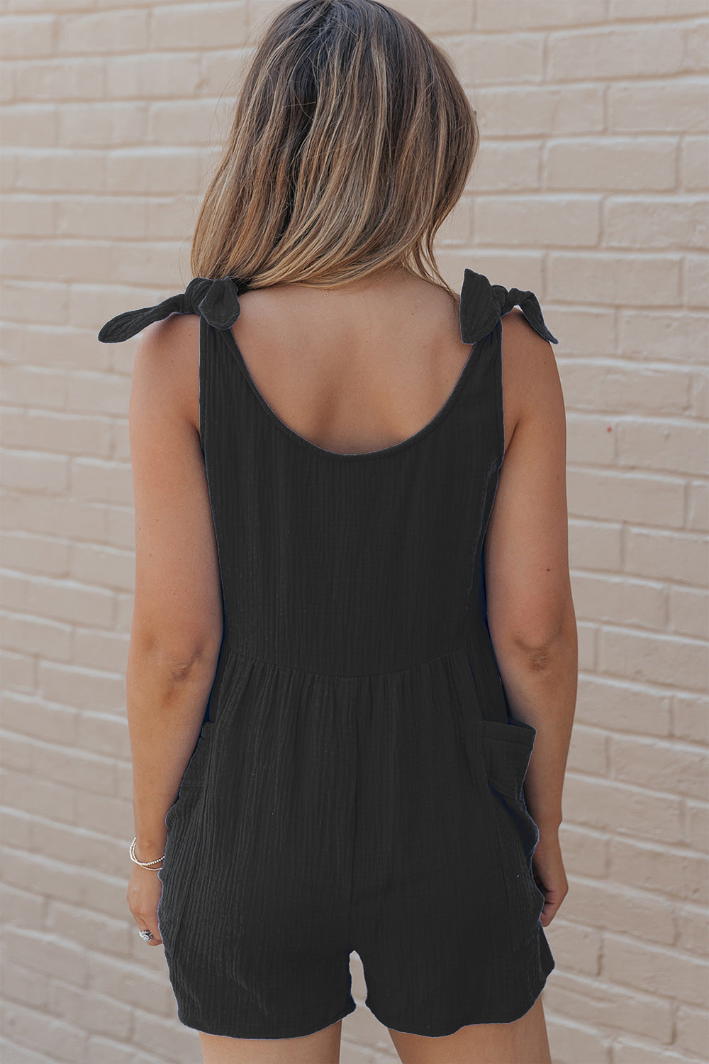 Tie Shoulder Romper