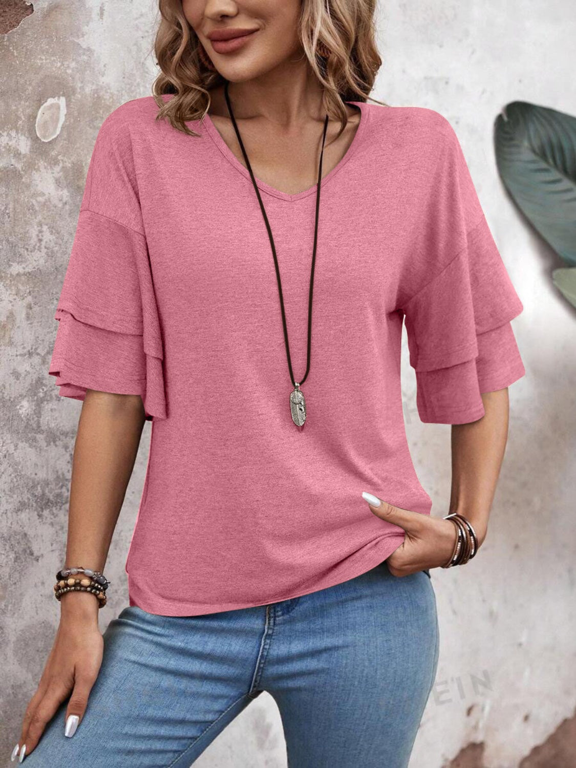 V-Neck Blouse