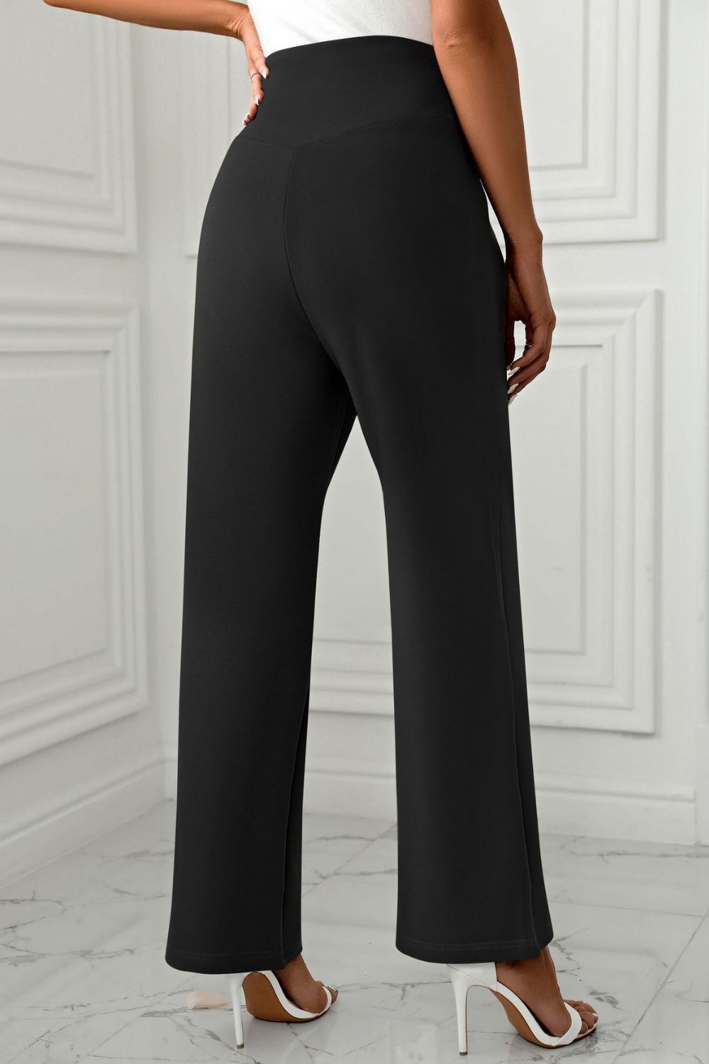 High Waist Pants with Pockets