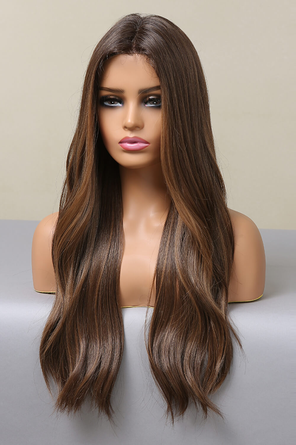 26" Long Wavy Heat Resistant Lace Front Wig