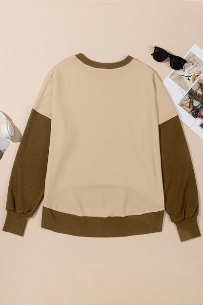 Women's Contrast Crewneck Sweatshirt