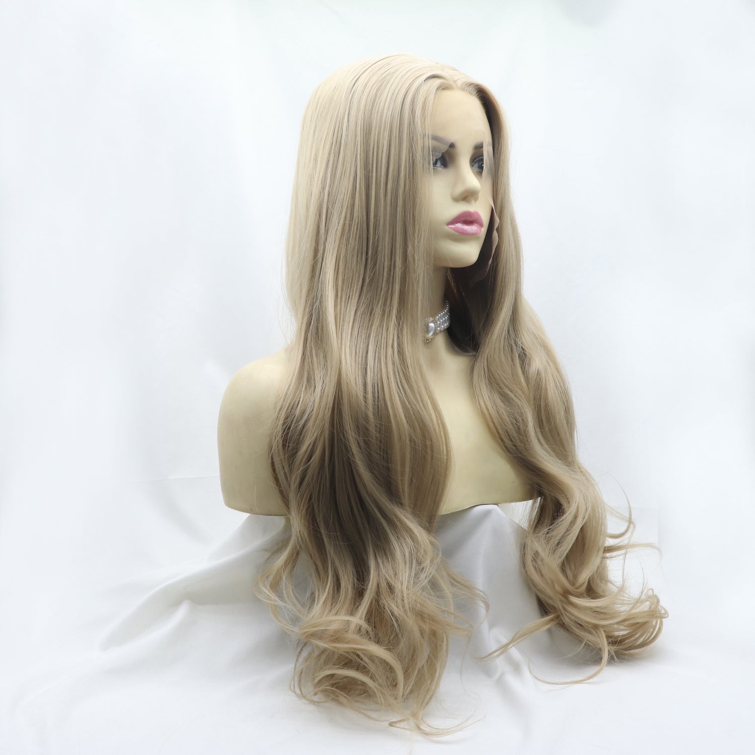 24" Wavy Lace Front Wig