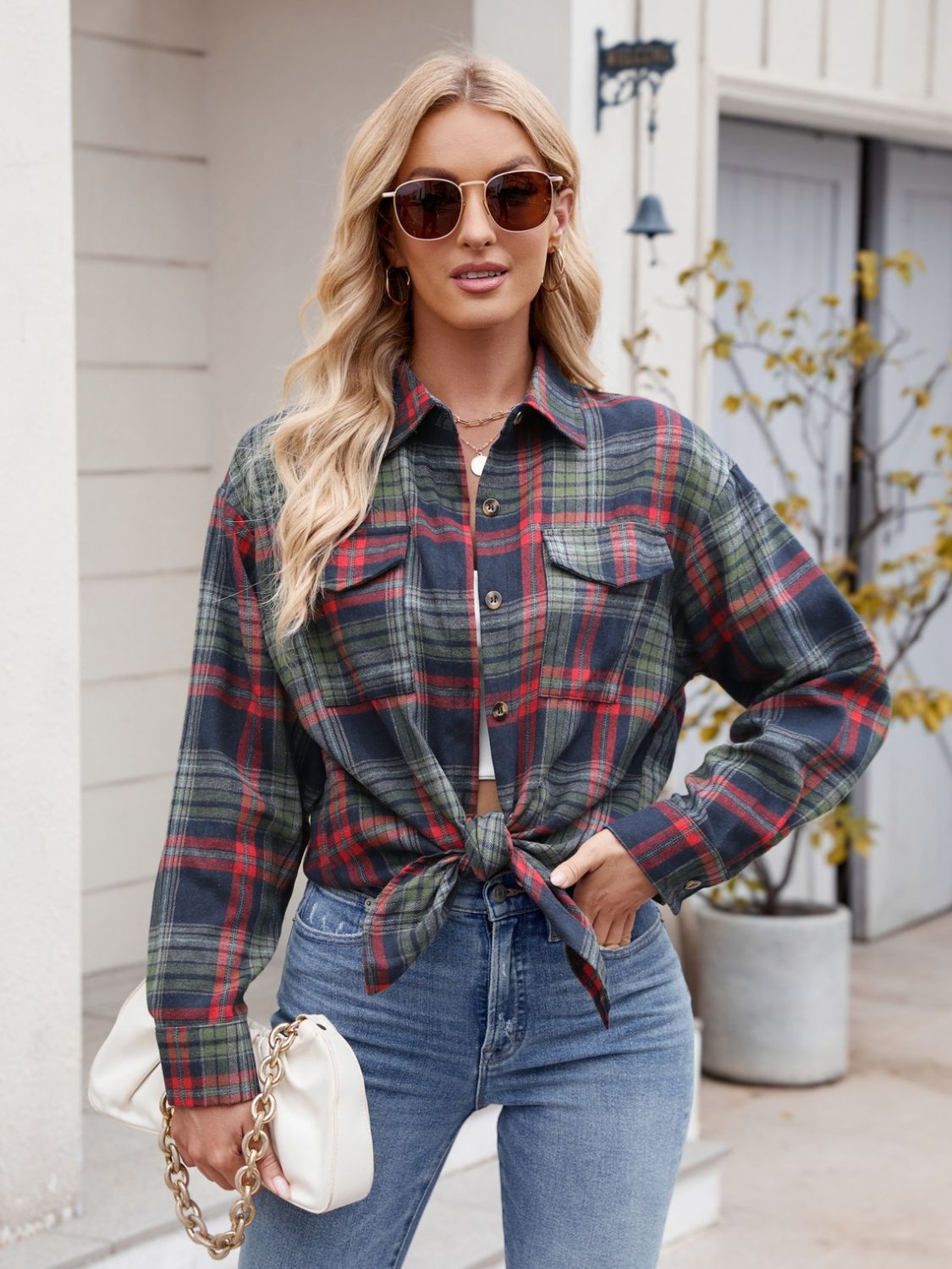 Classic Plaid Button-Down Shirt