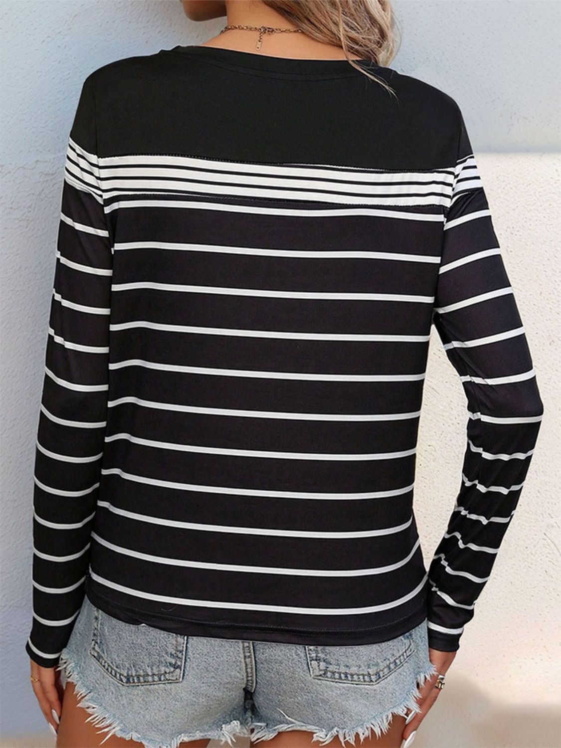 Striped Long Sleeve Tee